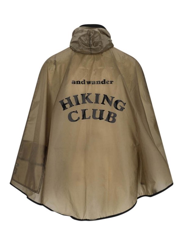AND WANDER: Mantelle e poncho online - Poncho indrorepellente