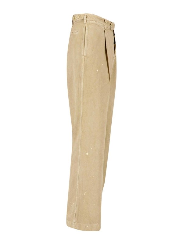 The Best Shops AURALEE: Pantalons casual - Pantalons Décontractés - Beige