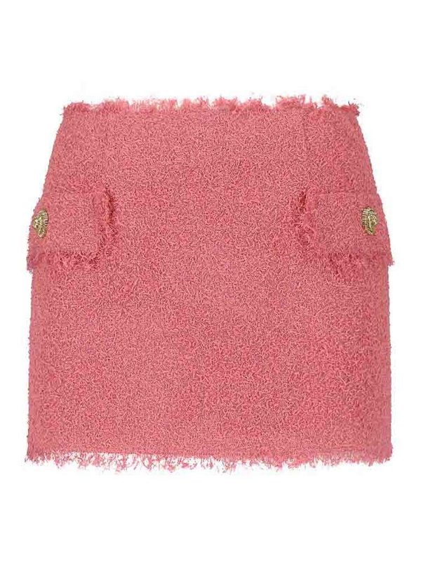 Balmain: minigonne - Gonna mini in tweed