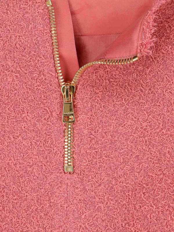 Balmain buy online Gonna mini in tweed