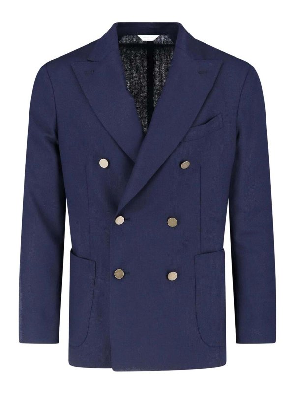 BOGLIOLI: Blazer - Blazer - Azul