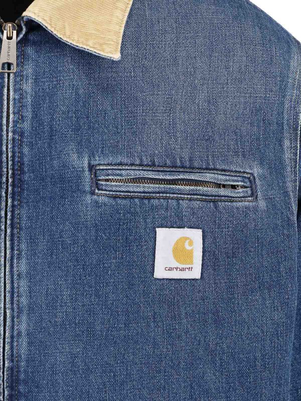The Best Shops CARHARTT: デニムジャケット - デニムジャケット - ミディアムウォッシュ