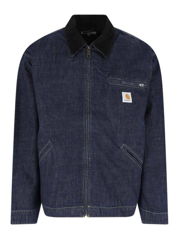 CARHARTT: デニムジャケット - デニムジャケット - ミディアムウォッシュ