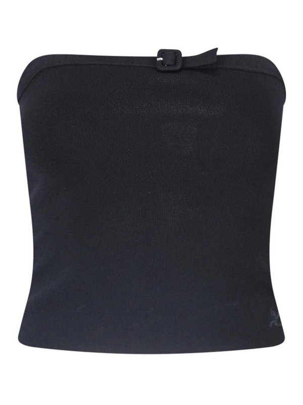 Courreges: Tops & Débardeurs - Top - Noir