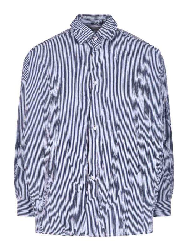 DANIELA GREGIS: shirts - Red striped shirt