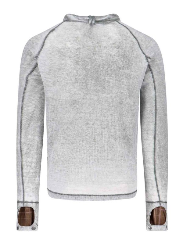DIESEL: crew necks online - t-ecla ribbed sweater