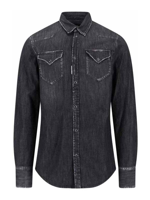 DSQUARED2: shirts - Denim shirt