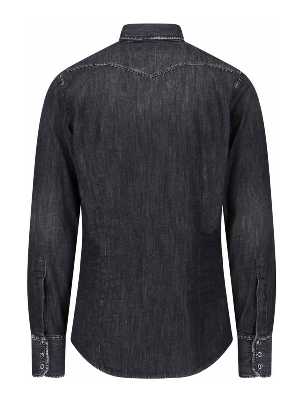 DSQUARED2: shirts online - Denim shirt