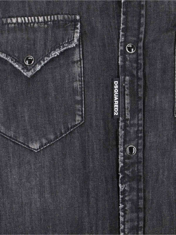 Denim shirt shop online: DSQUARED2