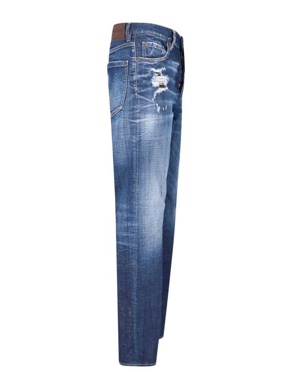 The Best Shops DSQUARED2: Jeans Rectos - Vaqueros Rectos - Azul