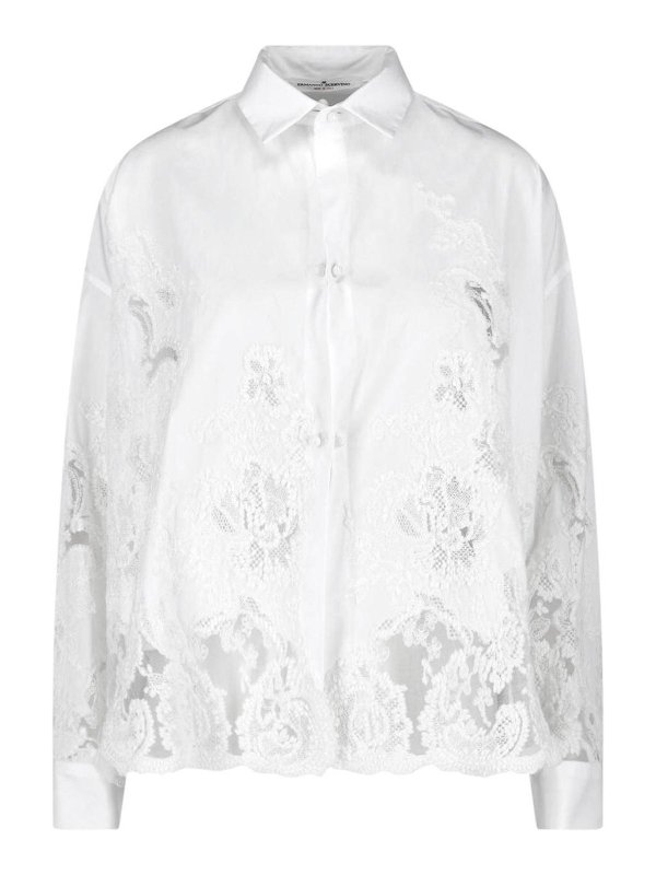 ERMANNO SCERVINO: Hemden - Hemd - Weiß