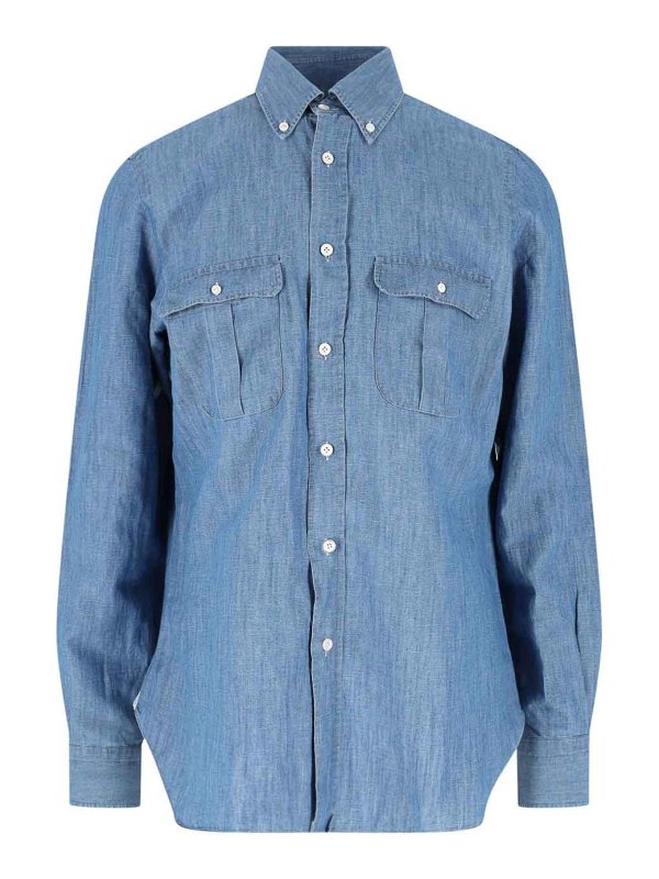 FINAMORE 1925: Camisas - Camisa - Azul