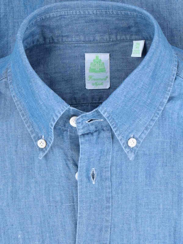 The Best Shops FINAMORE 1925: Camisas - Camisa - Azul