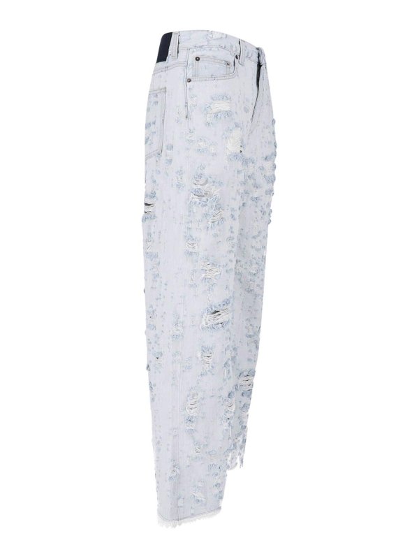 The Best Shops HAIKURE: jeans a zampa - Jeans ampi destroyed