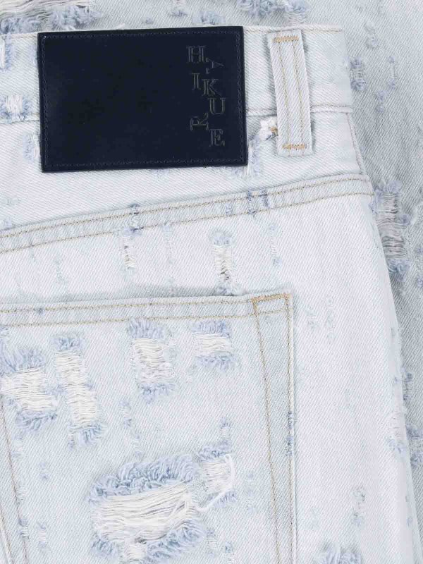 HAIKURE buy online Jeans ampi destroyed