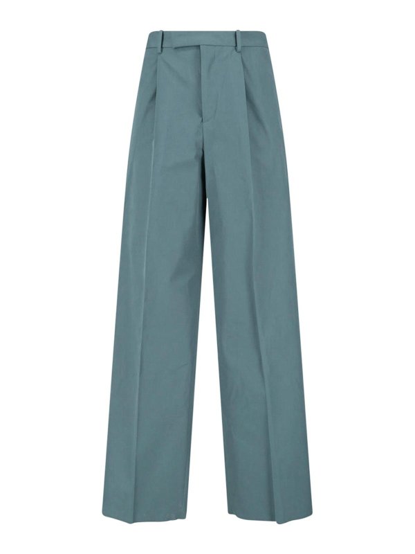 JIL SANDER: pantaloni casual - Pantaloni in cotone drill