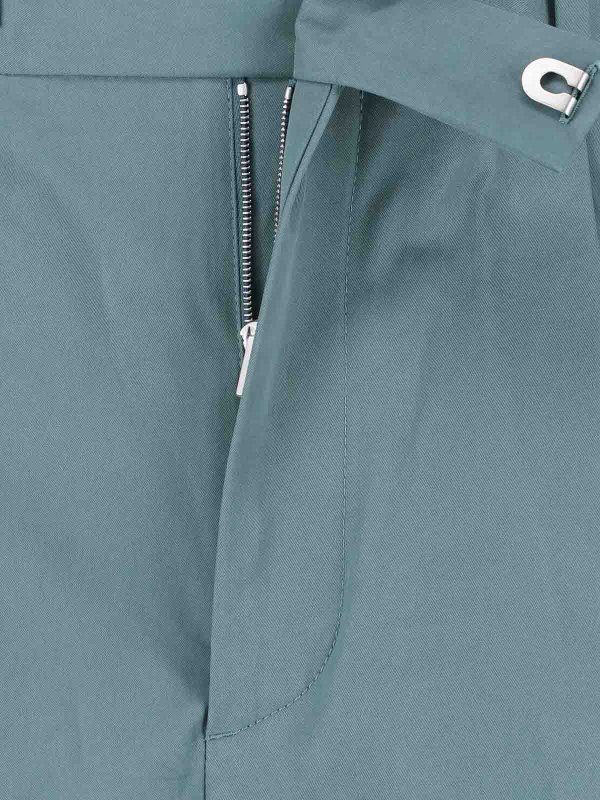 Pantaloni in cotone drill shop online: JIL SANDER