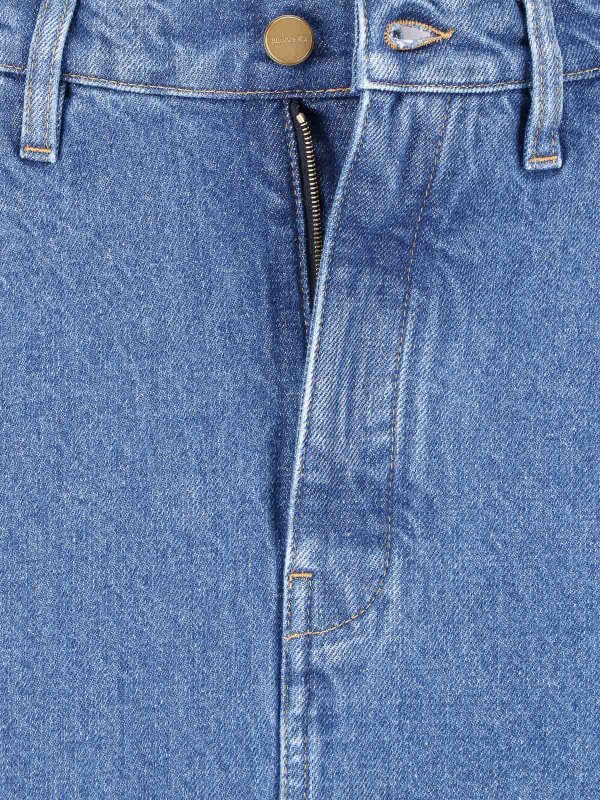 Falda Semilarga - Azul shop online: JIL SANDER