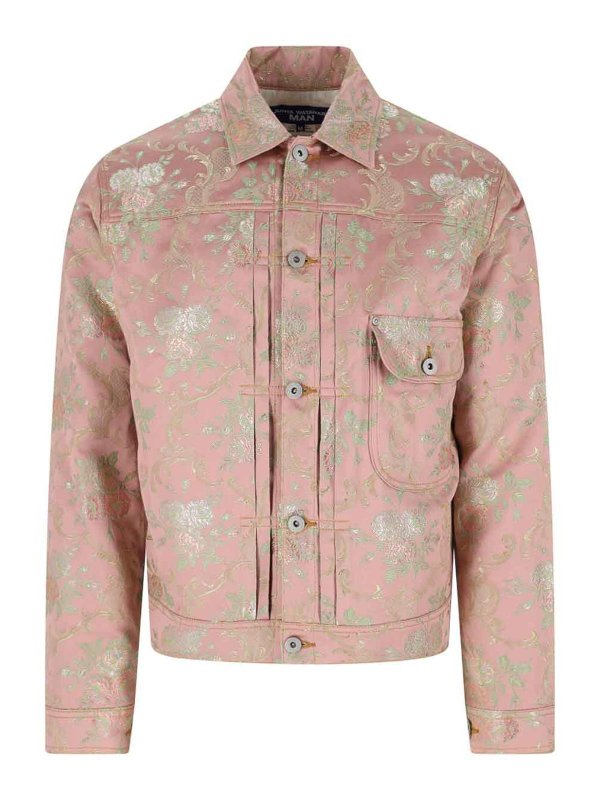 JUNYA WATANABE: casual jackets - Damask jacquard jacket
