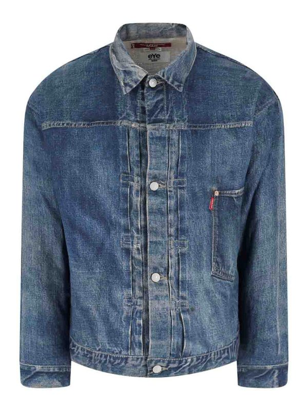 JUNYA WATANABE: デニムジャケット - デニムジャケット - ブルー
