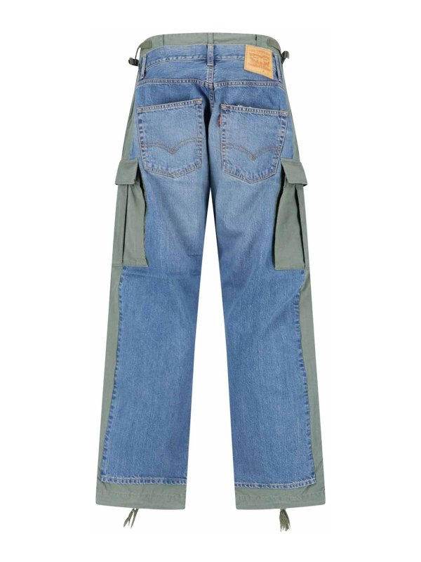 JUNYA WATANABE: straight leg jeans online - X levis strauss jeans with inserts