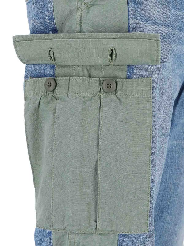 X levis strauss jeans with inserts shop online: JUNYA WATANABE