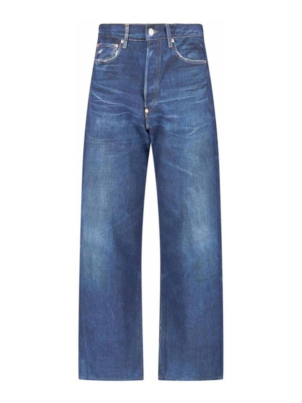 JUNYA WATANABE: Jeans à jambe droite - Jean Droit - Bleu