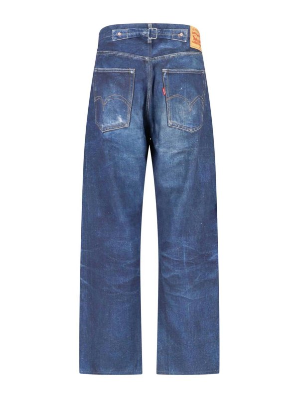 JUNYA WATANABE: Jeans à jambe droite online - Jean Droit - Bleu