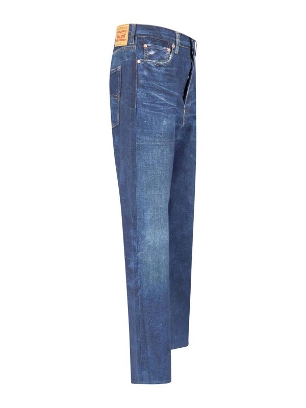 The Best Shops JUNYA WATANABE: Jeans à jambe droite - Jean Droit - Bleu