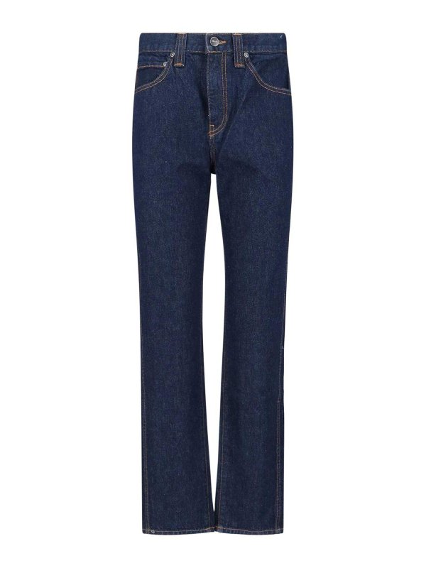 KHAITE: Jeans Rectos - Vaqueros Rectos - Azul