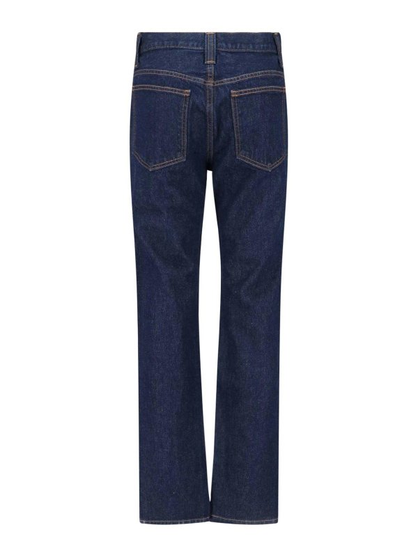 KHAITE: Jeans Rectos online - Vaqueros Rectos - Azul