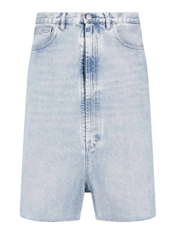Maison Margiela: Hosen Shorts - Shorts - Blau