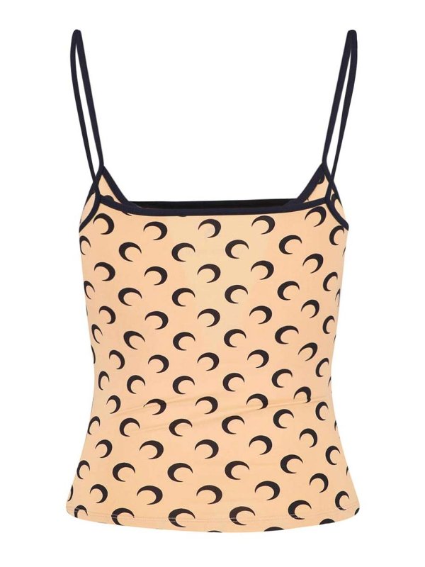 MARINE SERRE: Tops & Débardeurs online - Top - Beige