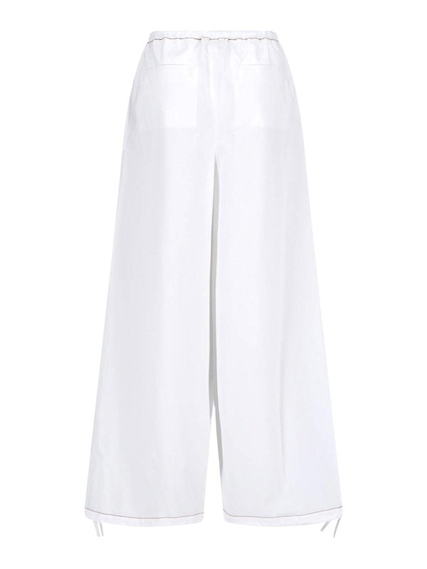 Marni: Casual Hosen online - Casual Hose - Weiß