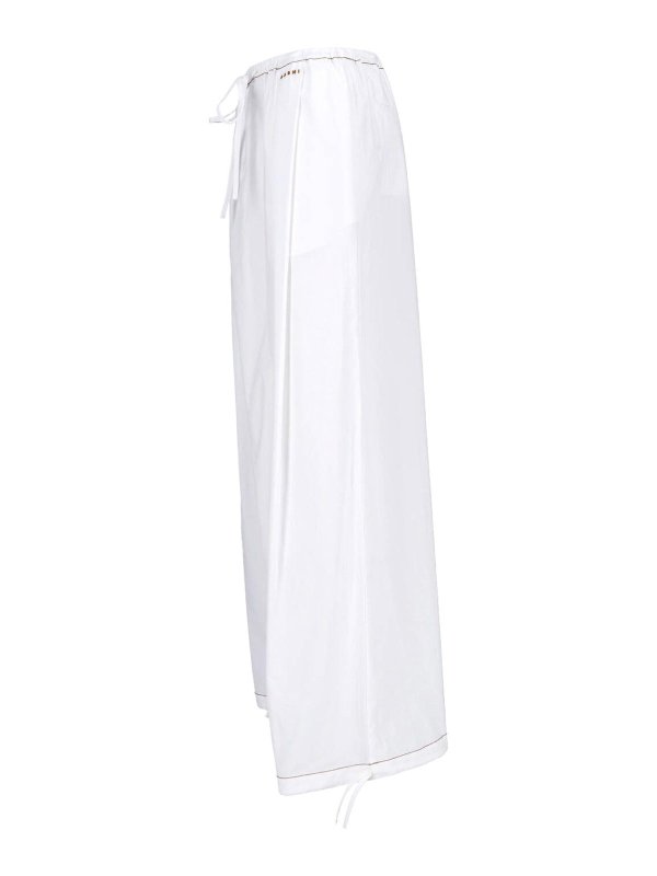 The Best Shops Marni: Casual Hosen - Casual Hose - Weiß