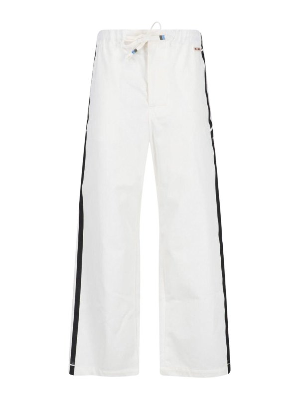 Marni: Casual Hosen - Casual Hose - Weiß