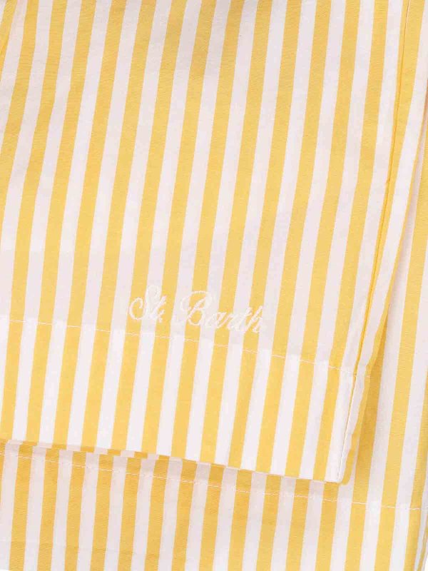 The Best Shops MC2 SAINT BARTH: Trousers Shorts - Striped shorts
