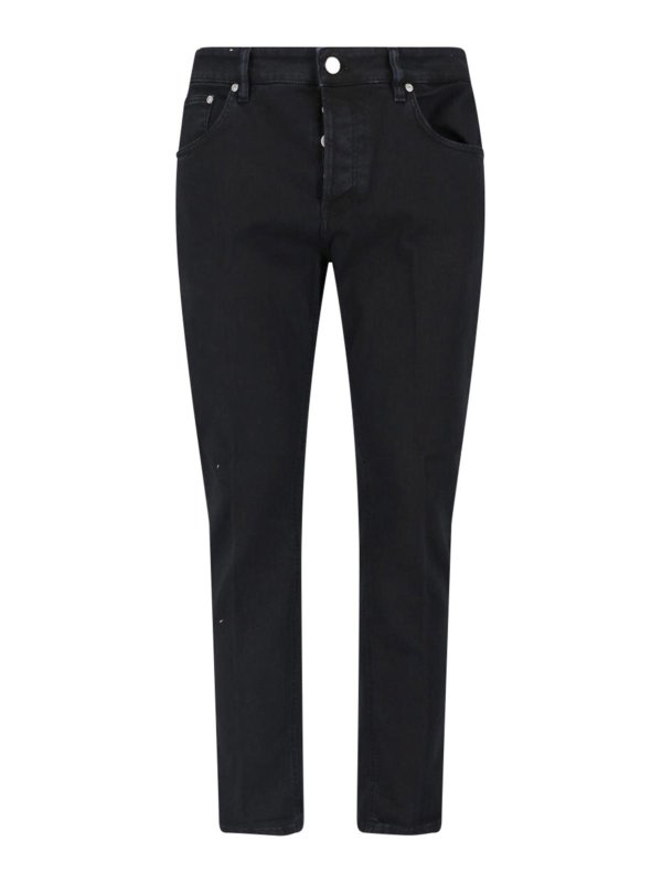 PT TORINO: Jeans Rectos - Vaqueros Rectos - Negro