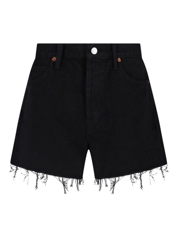 RE/DONE: Trousers Shorts - Denim shorts