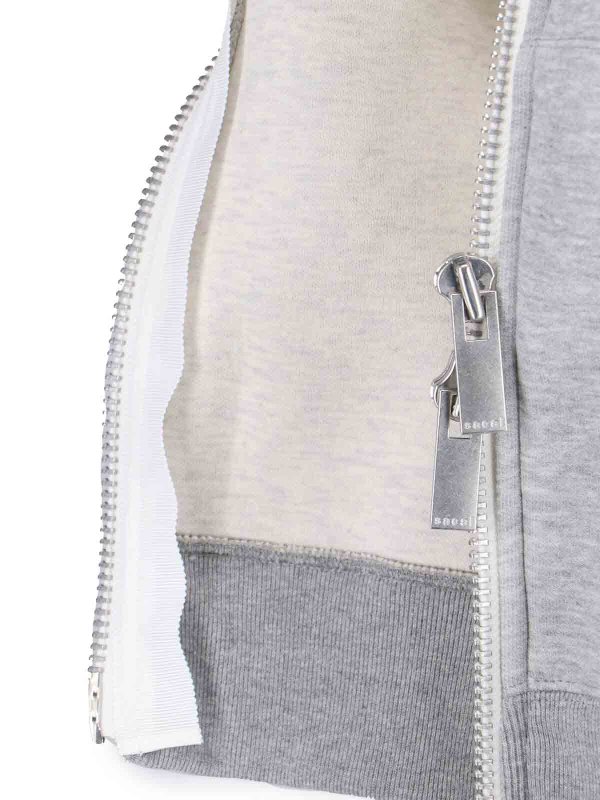 Sacai buy online Zip sweatshirt