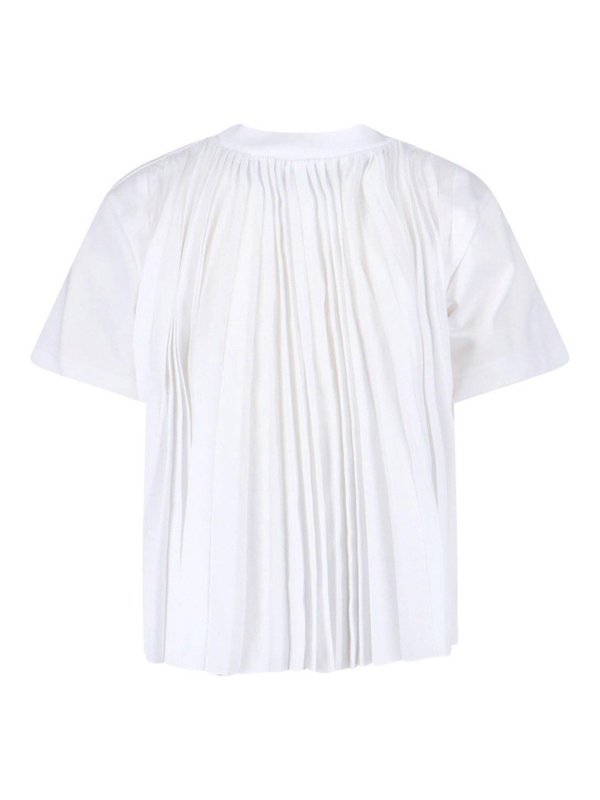 Sacai: Camisetas online - Camiseta - Blanco