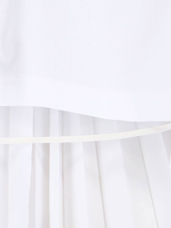 The Best Shops Sacai: Camisetas - Camiseta - Blanco