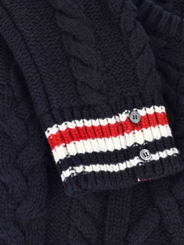 The Best Shops THOM BROWNE: crew necks - Virgin wool sweater