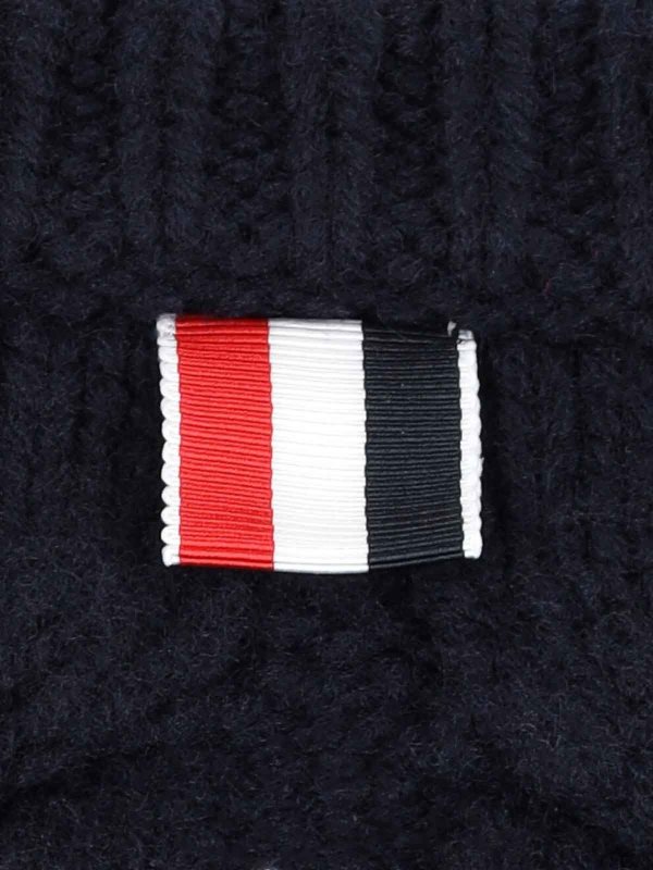 Virgin wool sweater shop online: THOM BROWNE
