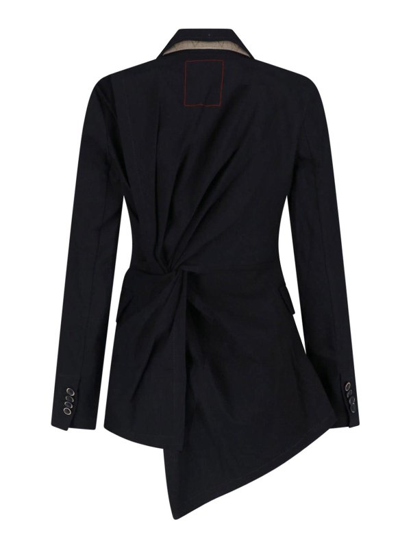 UMA WANG: blazers online - Asymmetric single-breasted blazer
