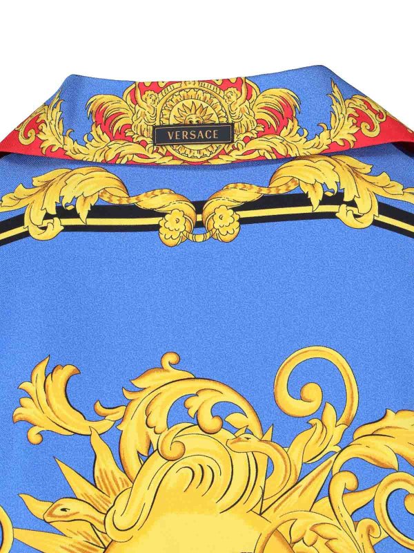 The Best Shops VERSACE: camicie - Camicia in twill di seta