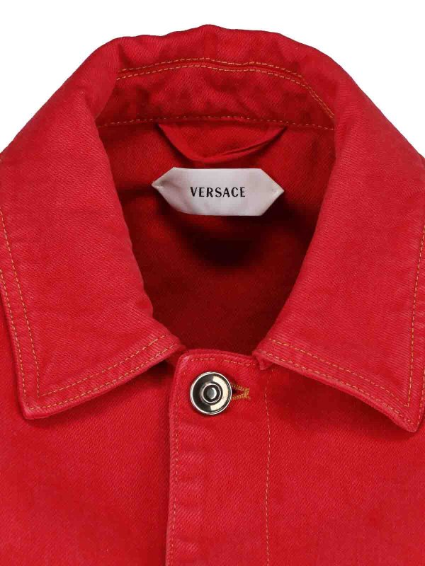 VERSACE buy online デニムジャケット - 赤