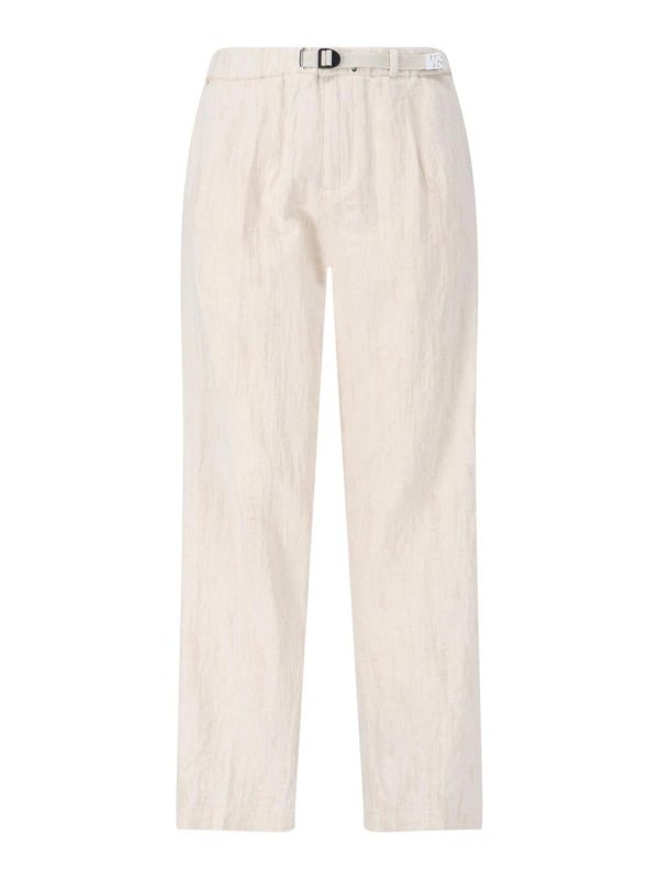 WHITE SAND: casual trousers - Belted trousers