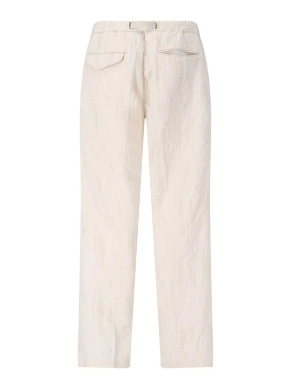 WHITE SAND: casual trousers online - Belted trousers