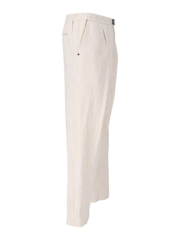 The Best Shops WHITE SAND: casual trousers - Belted trousers